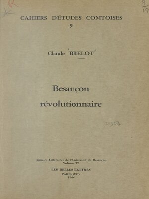 cover image of Besançon révolutionnaire
